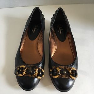 Cole Haan Collection Black & Tortoise Shell Shoes